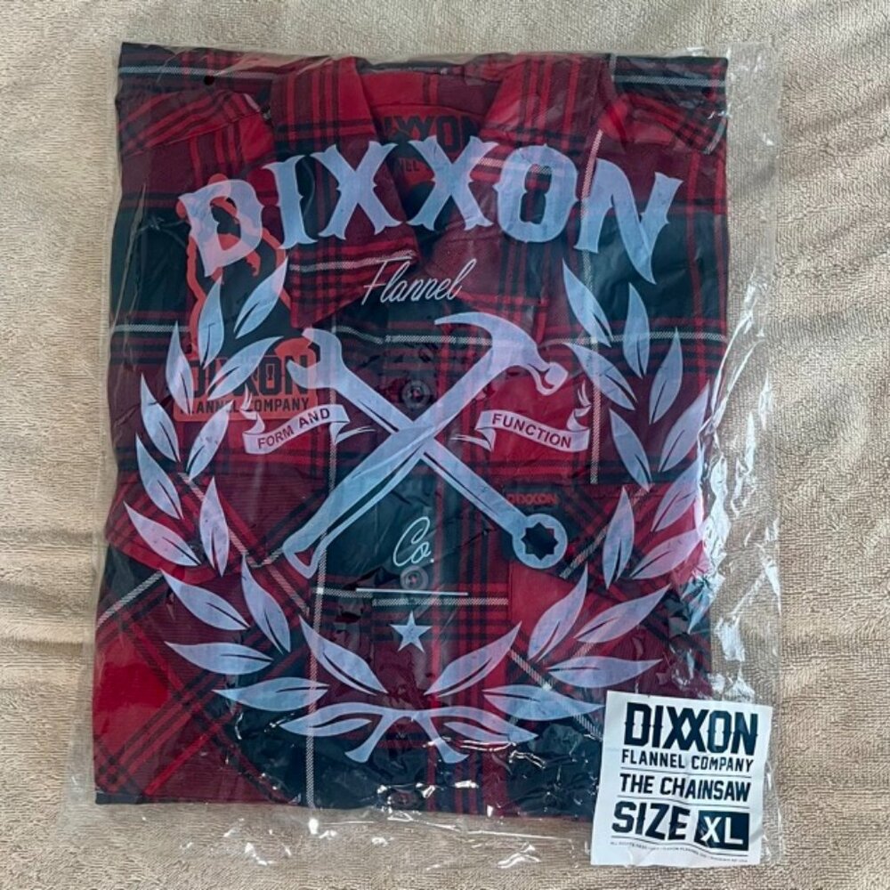 Dixxon Flannel - The Chainsaw - Men's XL - Black/Red